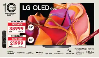 Makro LG 65" OLEDCS3 TV offer