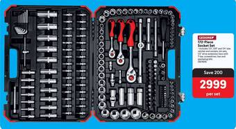 Makro GEDORE 172-Piece Socket Set offer
