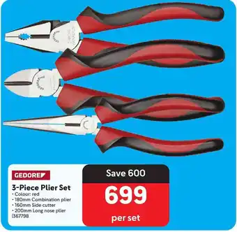 GEDORE 3-Piece Plier Set