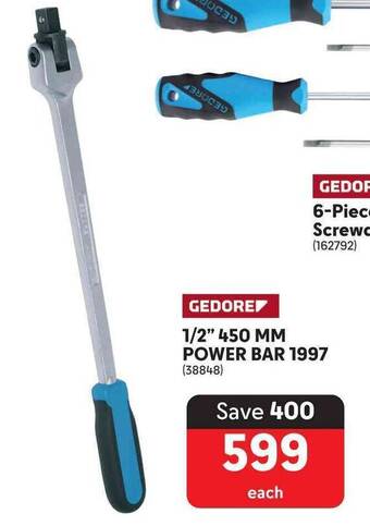 Makro GEDORE 1/2" 450 MM POWER BAR 1997 offer
