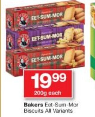Bakers Eet-Sum-Mor Biscuits All Variants 200g
