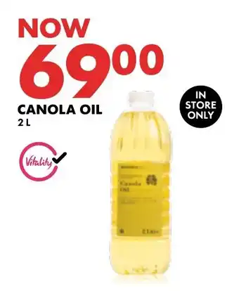 Woolworths CANOLA OIL 2L offer