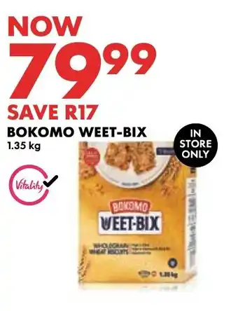 Woolworths BOKOMO WEET-BIX 1.35 kg offer