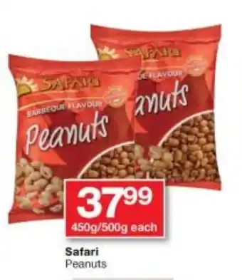 Checkers Safari Peanuts 450g/500g offer