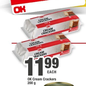 Ok Cream Crackers 200g