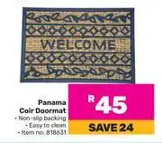 Game Panama coir doormat offer