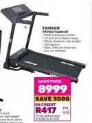 Game Trojan tr700 treadmill offer