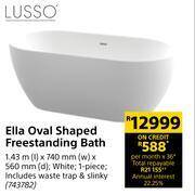 Builders Warehouse Lusso ella oval shaped freestanding bath offer