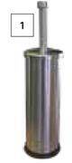 Builders Warehouse Lusso metal toilet brush offer