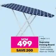 Game Mainstays supreme ironing board offer