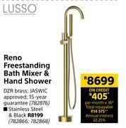Builders Warehouse Lusso reno freestanding bath mixer & hand shower offer