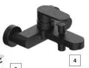 Builders Warehouse Lusso bath mixers roya matt black offer