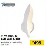 Builders Warehouse Bright star 11w 4000k led wall light offer