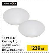 Builders Warehouse Light worx 12w led ceiling light-each offer