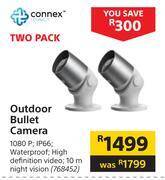 Builders Warehouse Connex connect outdoor bullet camera 2 pack offer