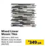Builders Warehouse Mixed linear mosaic tiles 662531-per pk offer