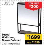 Builders Warehouse Lusso lesedi wall-hung mirror cabinet 754339 offer