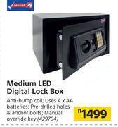 Builders Warehouse Medium led digital lock box offer