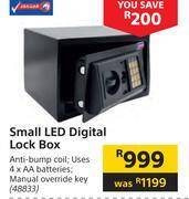 Builders Warehouse Small led digital lock box offer
