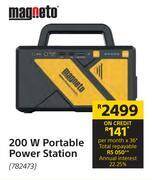 Builders Warehouse Magneto 200 w portable power station 782473 offer