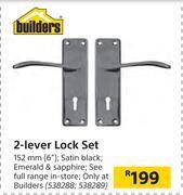 Builders Warehouse Builders 2-lever lock set 538288, 538289 offer