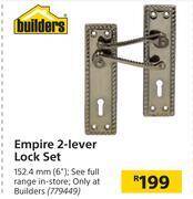Builders Warehouse Builders empire 2-lever lock set 779449 offer