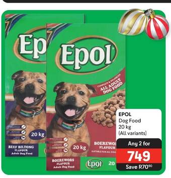 Makro EPOL Dog Food 20kg offer