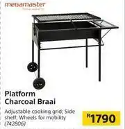 Megamaster Platform Charcoal Braai