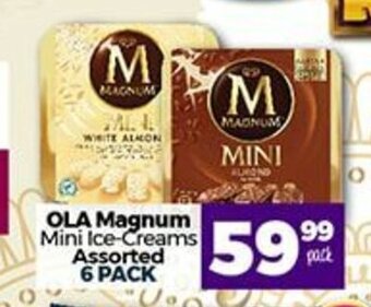 Take 'n Pay OLA Magnum Mini Ice-Creams Assorted 6 Pack offer
