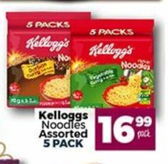 Take 'n Pay Kellogg's Noodles Assorted 5 Pack offer