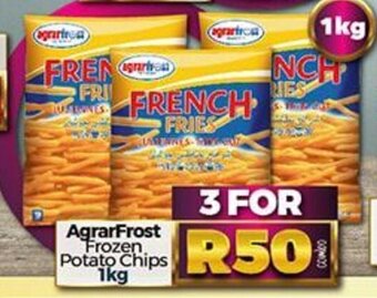 Take 'n Pay AgrarFrost Frozen Potato Chips 1kg offer