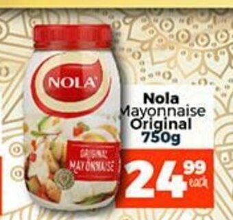 Take 'n Pay Nola mayonnaise Original 750g offer