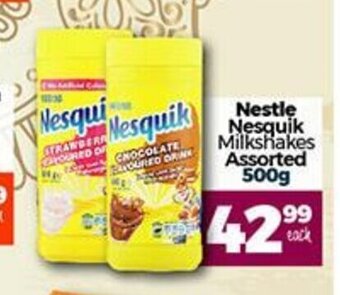 Nestle Nesquik Milkshakes Assorted 500g