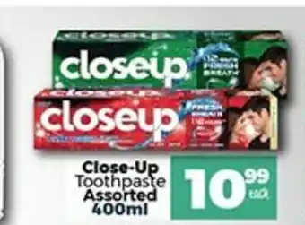 Take 'n Pay Close-Up Toothpaste Assorted 400ml offer