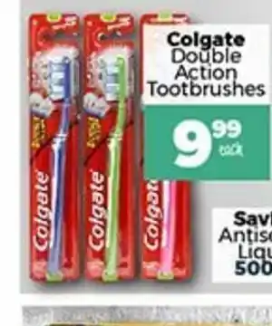 Take 'n Pay Colgate Double Action Toothbrushes offer