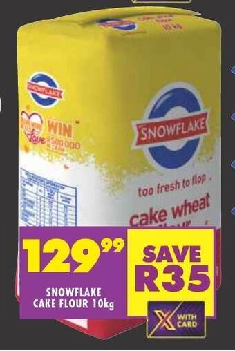 Shoprite SNOWFLAKE CAKE FLOUR 10kg offer