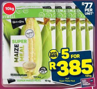 Pick n Pay PnP Super Maize Meal 10 kg offer