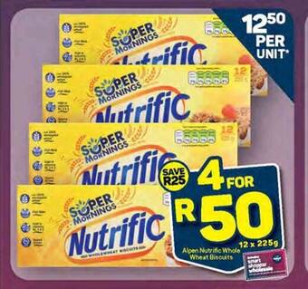 Pick n Pay Alpen Nutrific Whole Wheat Biscuits offer