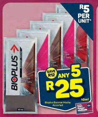Pick n Pay Bioplus Booster Mocha 10ml offer