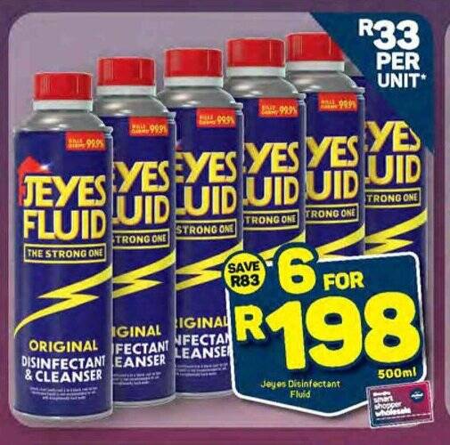 Jeyes Disinfectant Fluid offer at Pick n Pay