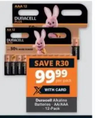 Duracell Alkaline Batteries AA/AAA 12-Pack