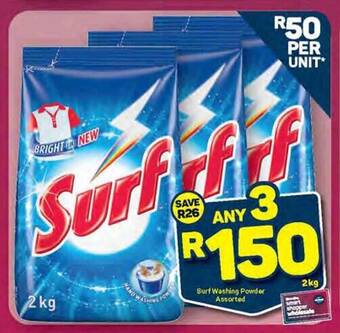 Pick n Pay Surf Washing Powder Assorted 2 kg offer
