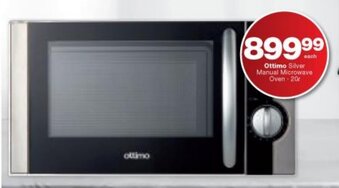Checkers Ottimo Silver Manual Microwave Oven 20L offer