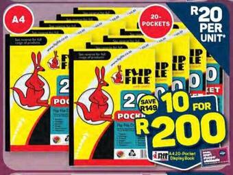 Pick n Pay A420-Pocket Display Book offer