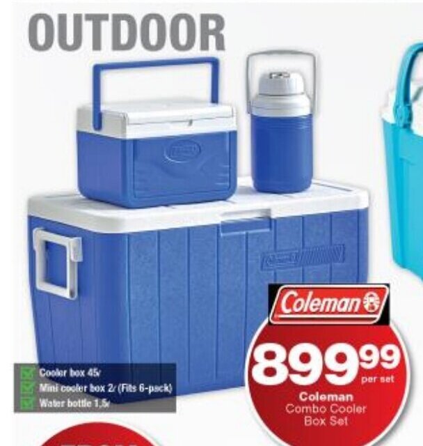 Coleman Combo Cooler Box Set offer at Checkers