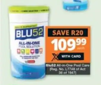 Checkers Blu52 All-In-One Pool Care offer