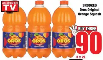 Boxer BROOKES Oros Original Orange Squash offer