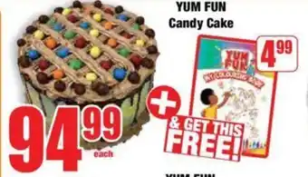 YUM FUN Candy Cake