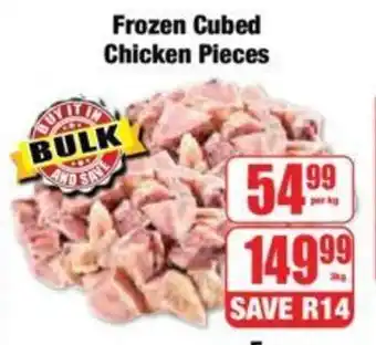 Boxer Frozen Cubed Chicken Pieces offer