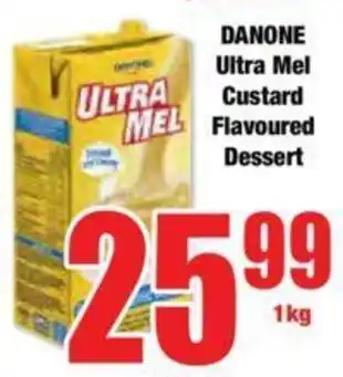 Boxer DANONE Ultra Mel Custard Flavoured Dessert offer
